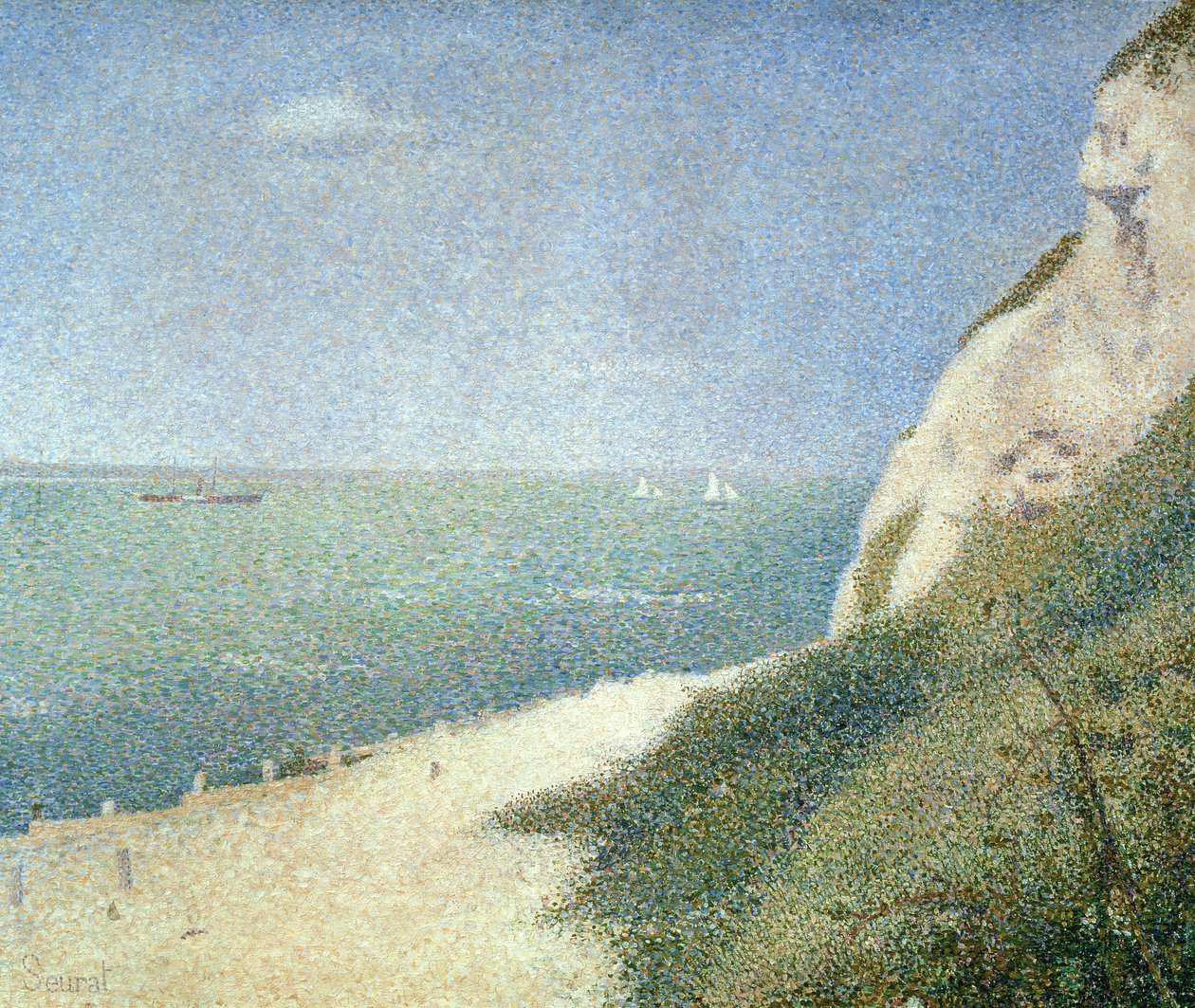 Ranta Bas Butinissa, Honfleurissa, 1886 tekijältä Georges Seurat