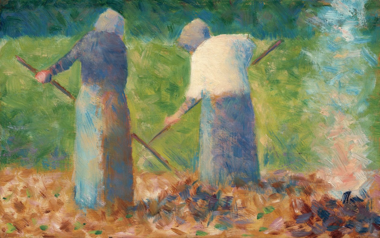 Heinäntekit Montfermeilissä tekijältä Georges Seurat