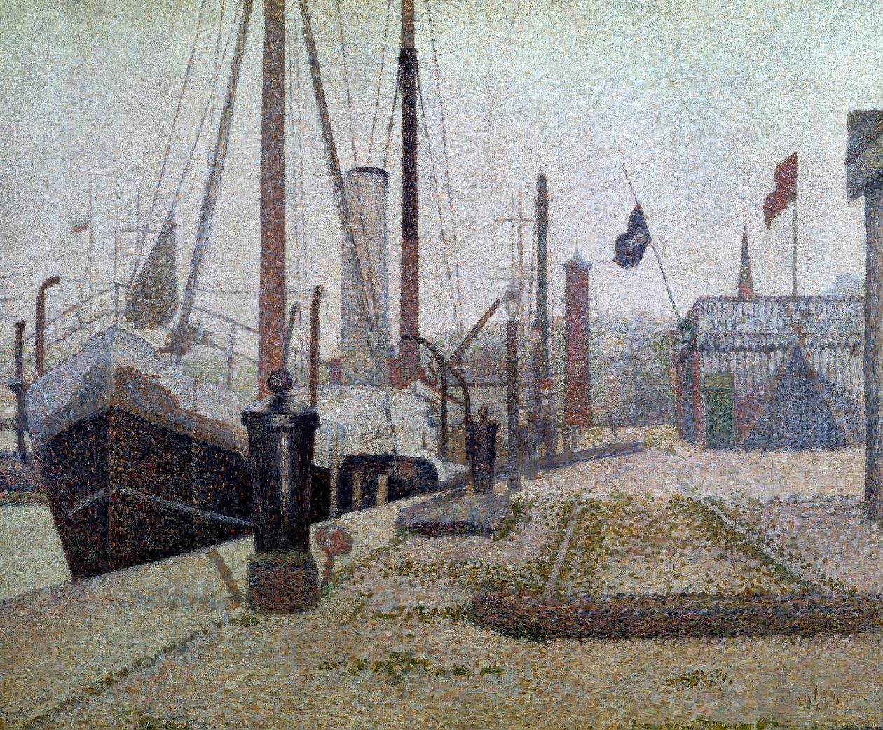 La Maria", Honfleur tekijältä Georges Seurat