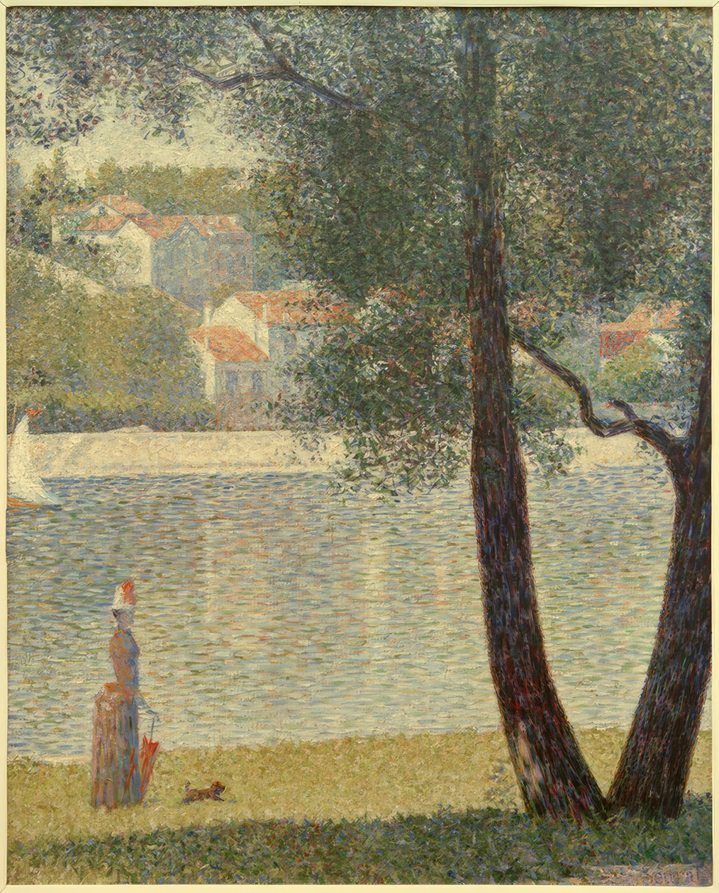 La Seine à Courbevoie tekijältä Georges Seurat