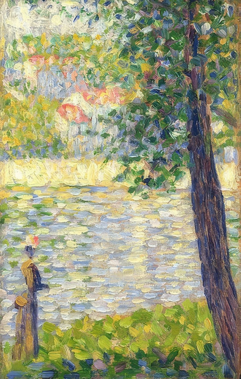Aamukävely. 1885 tekijältä Georges Seurat
