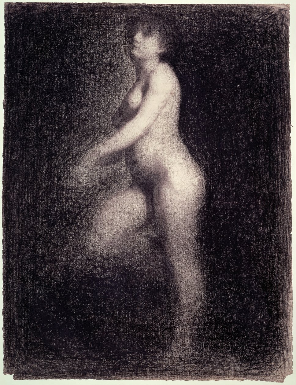 Huonekalut ja erilaiset esineet 1100- ja 1300-luvuilta tekijältä Georges Seurat