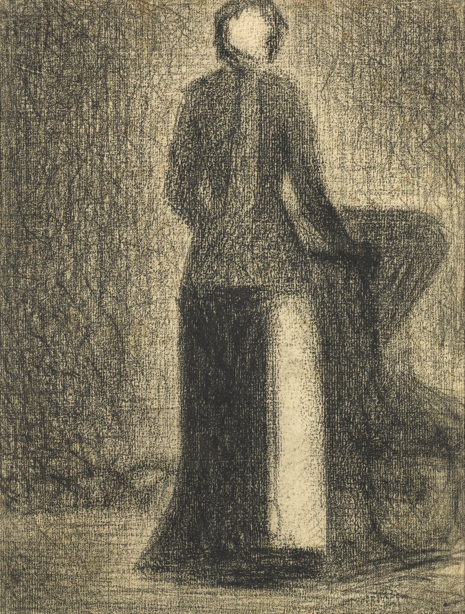 Sairaanhoitaja lapsen vaunujen kanssa tekijältä Georges Seurat