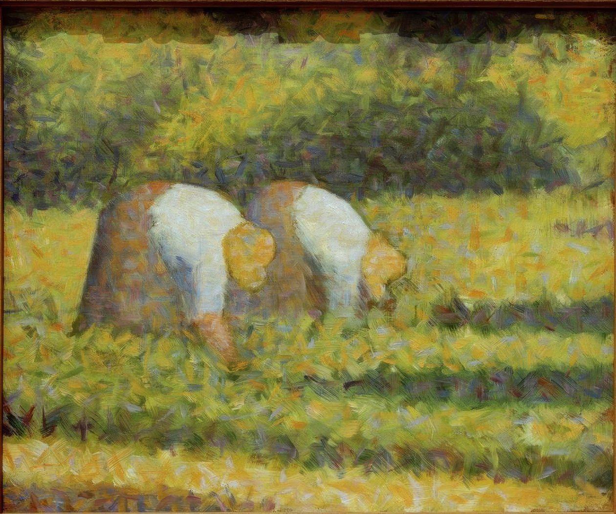 Paysannes au travail tekijältä Georges Seurat