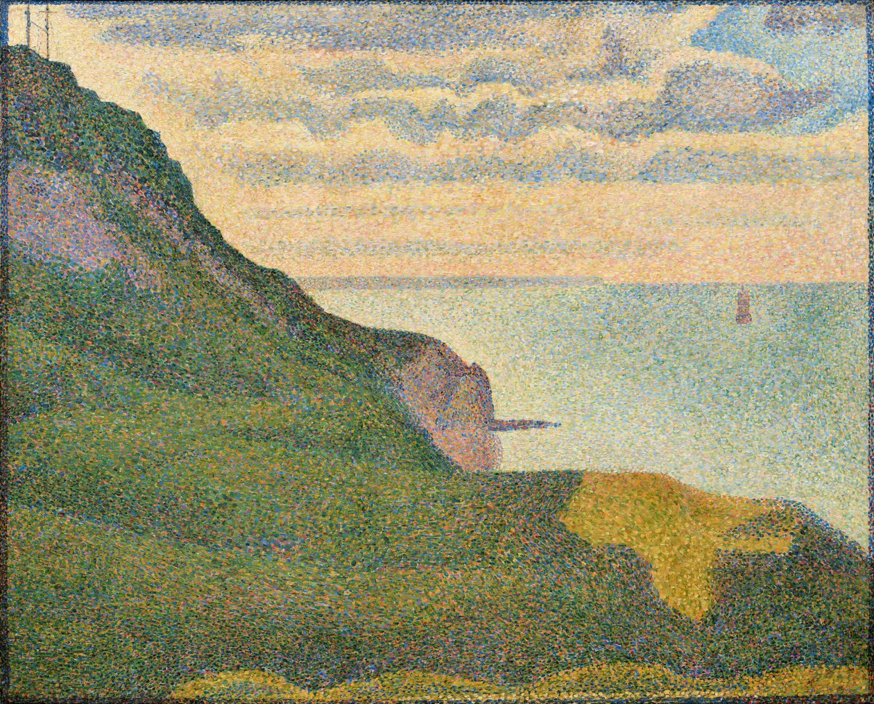 Merimaisema Port-en-Bessinissä, Normandia tekijältä Georges Seurat