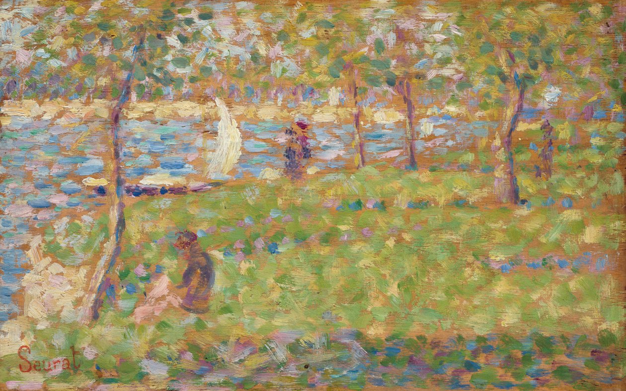 Tutkimus "La Grande Jatte" tekijältä Georges Seurat