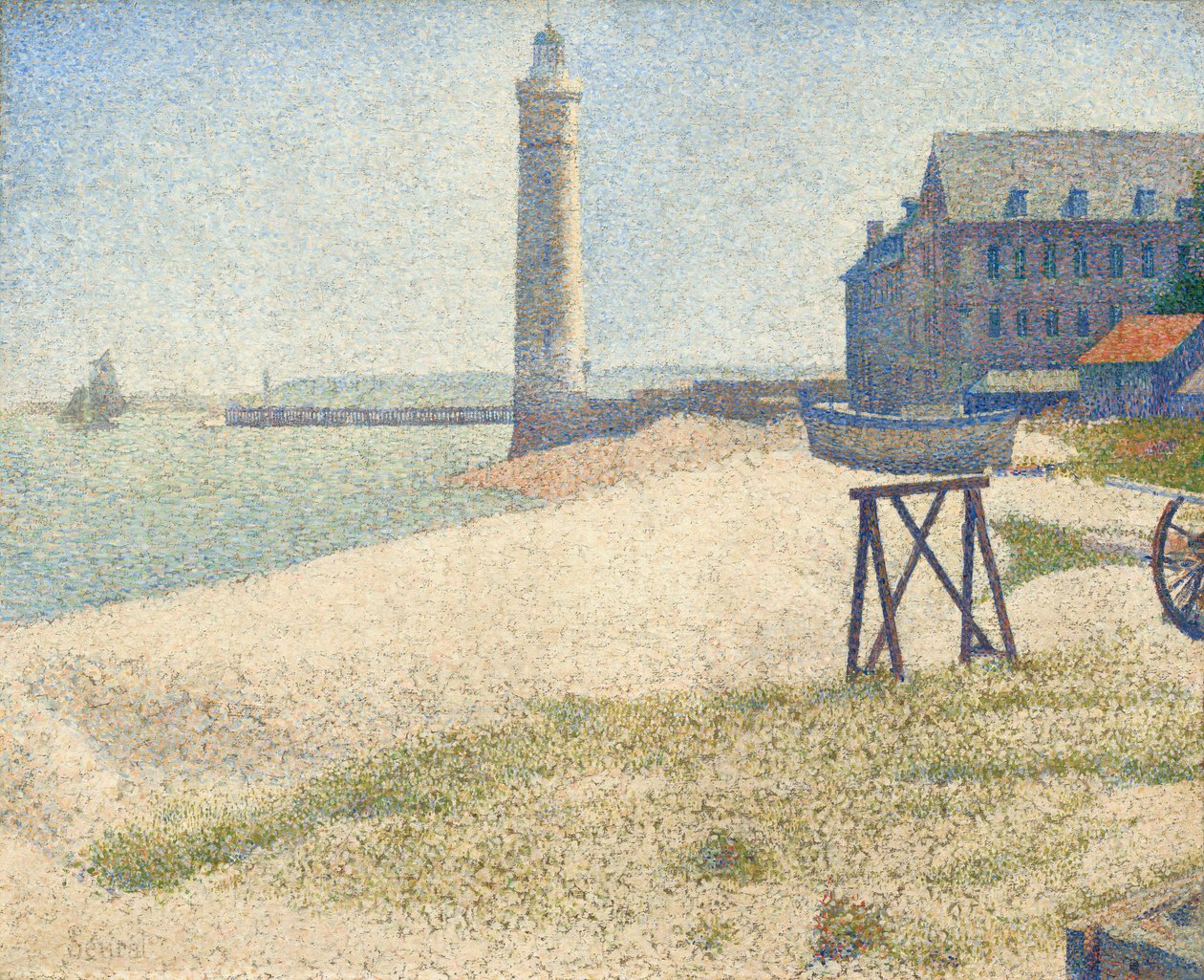 Majakka Honfleurissa tekijältä Georges Seurat