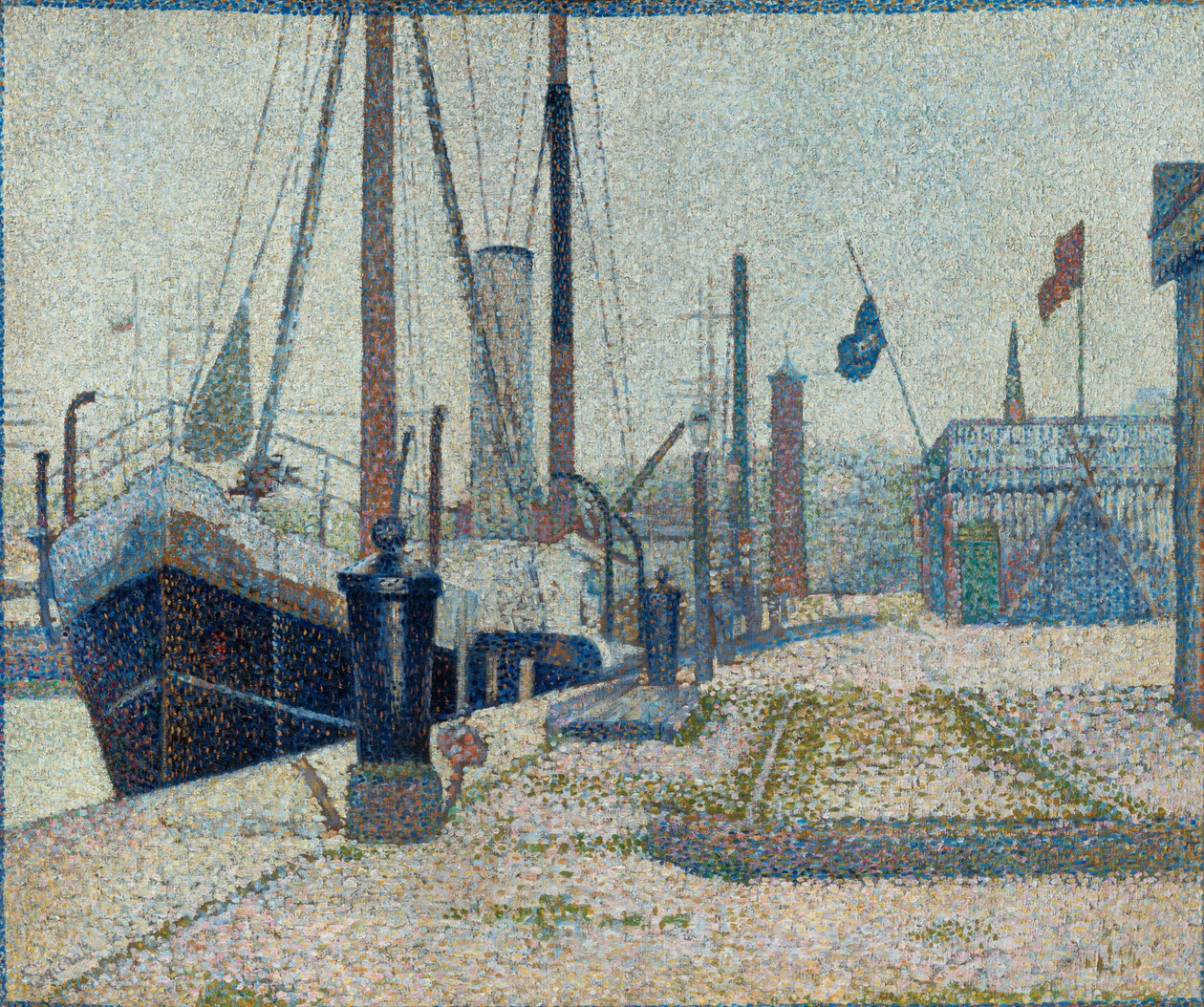 Maria Honfleurissa, 1886 tekijältä Georges Seurat