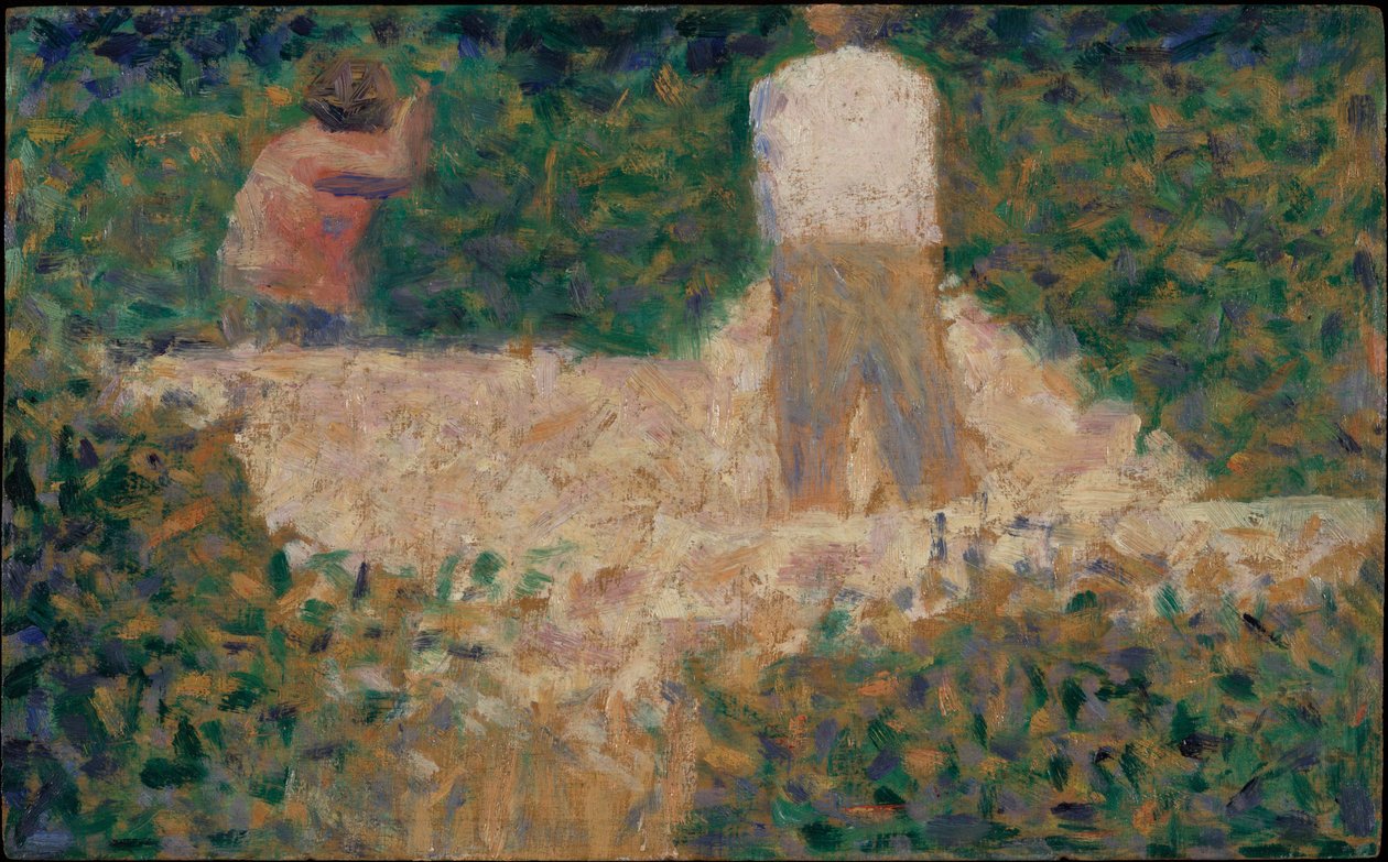 Kaksi kivenhakkaajaa tekijältä Georges Seurat