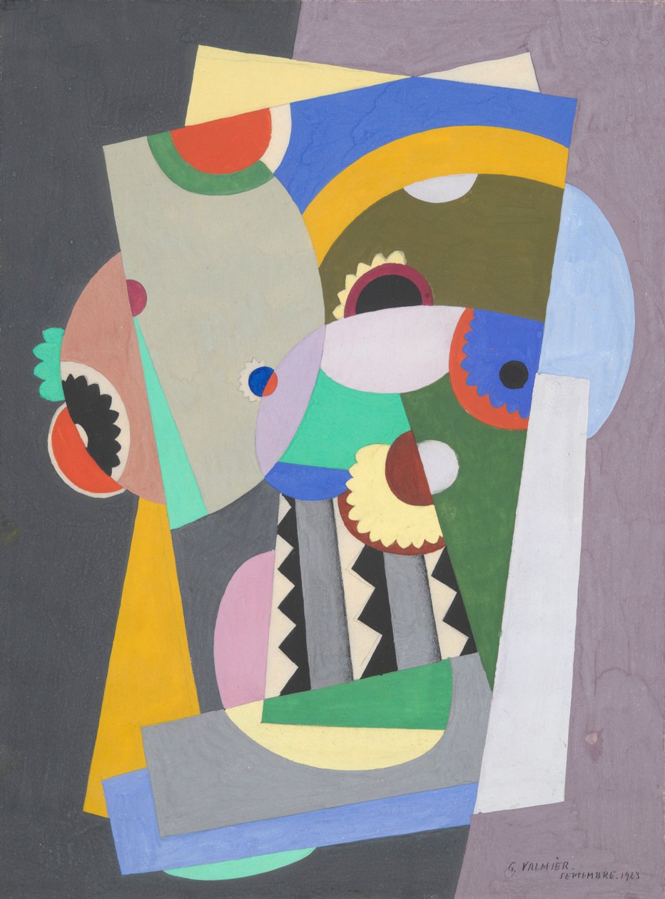 Composició, 1923 finlandès tekijältä Georges Valmier