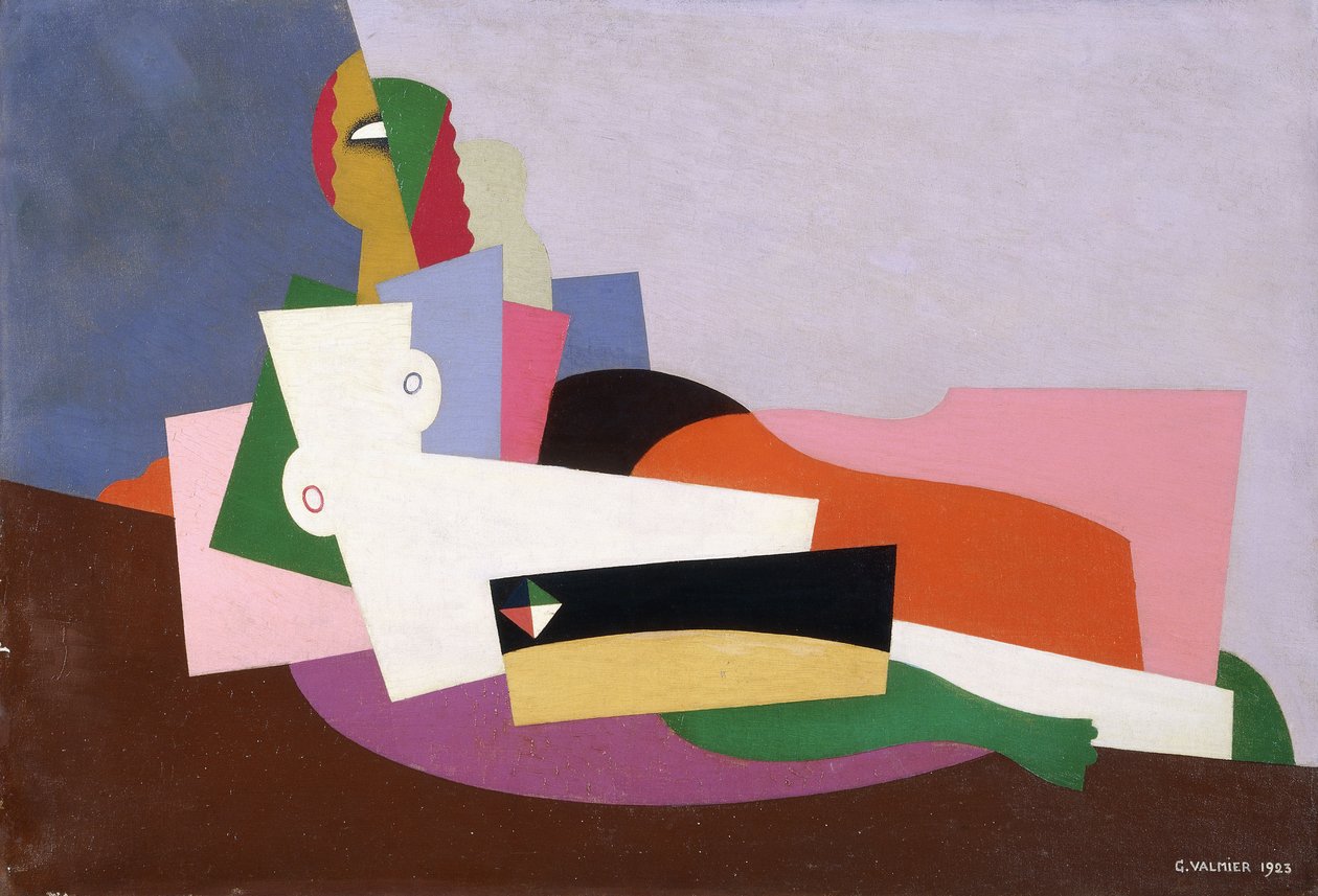 Makaava alastonkuva, 1923 tekijältä Georges Valmier