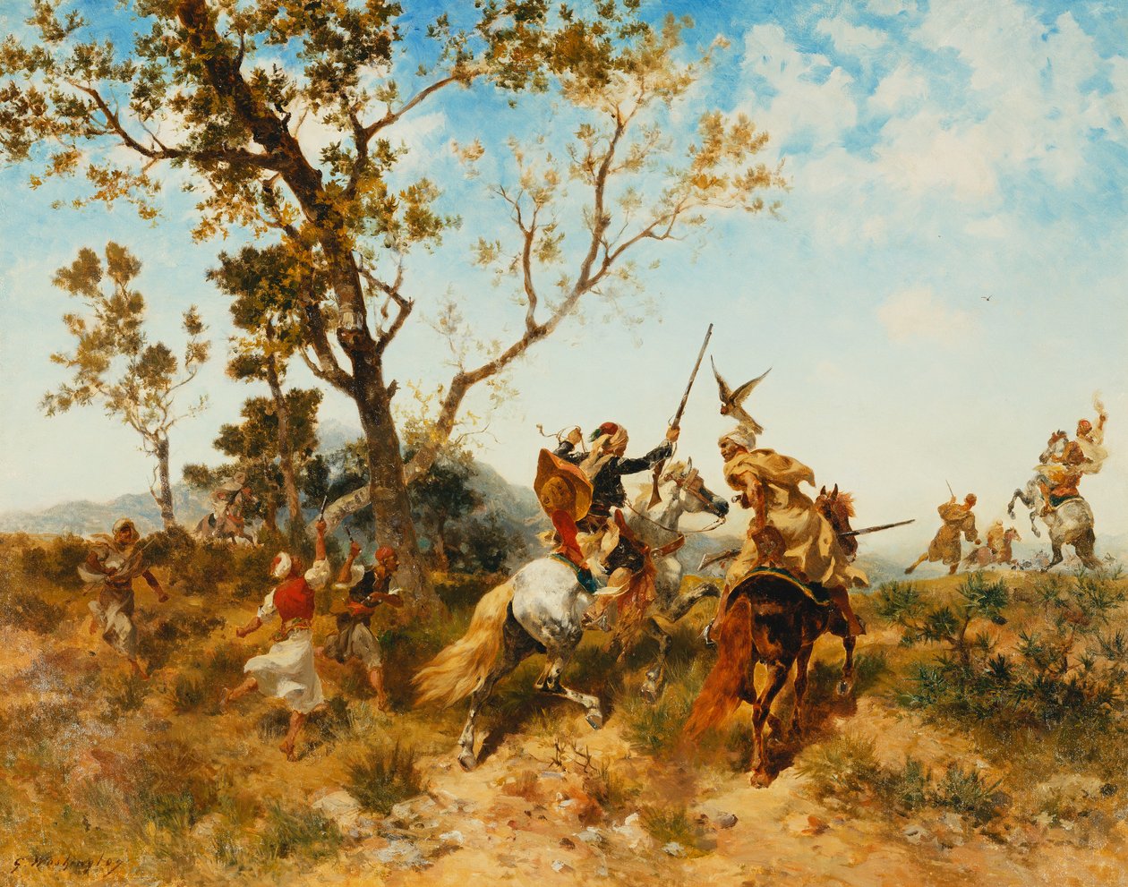 Arab Hawking Party, 1907 tekijältä Georges Washington