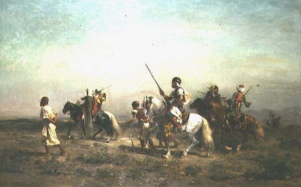 Arabit hevosen selässä tekijältä Georges Washington