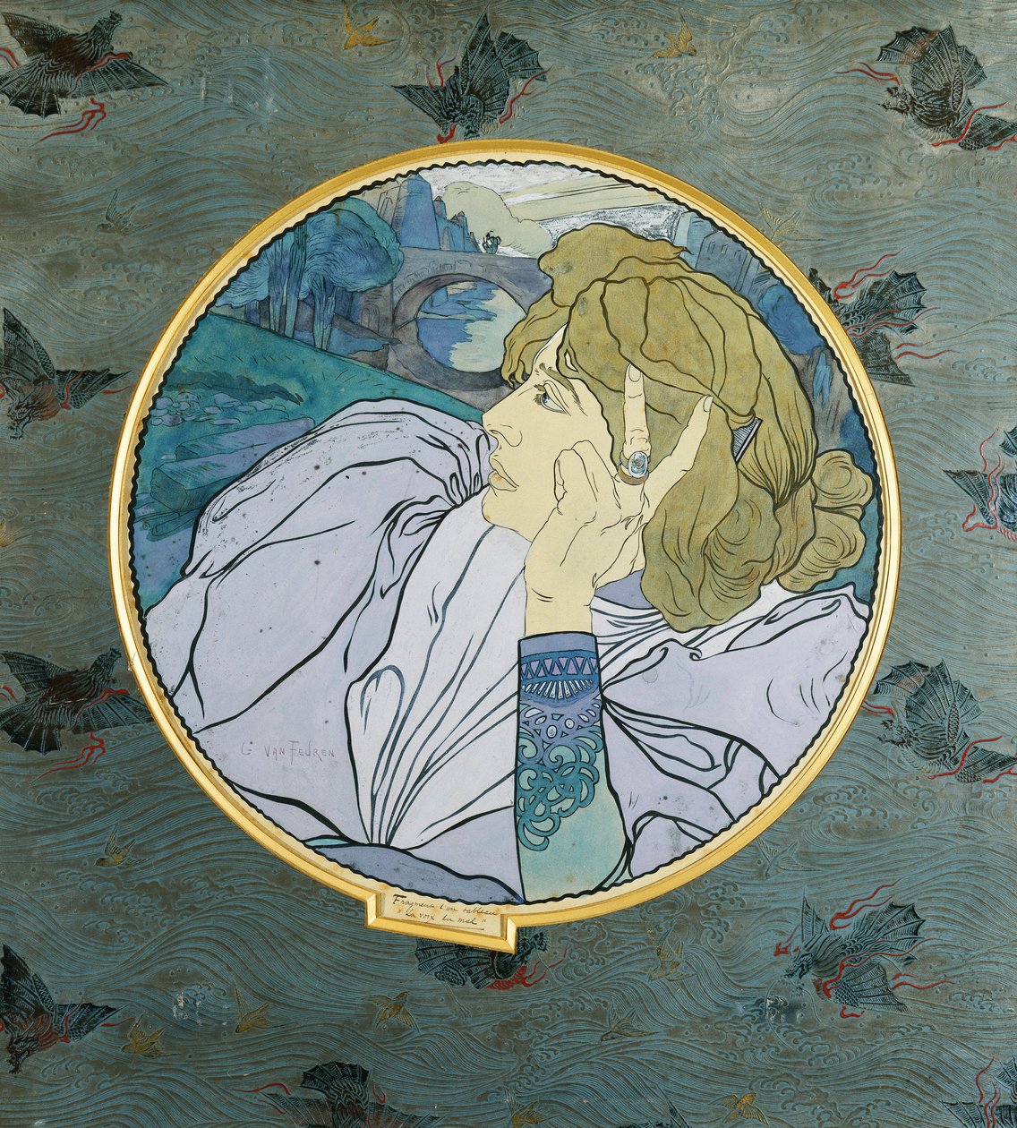 Masennus (pahan ääni); Melankolia (pahan ääni) tekijältä Georges de Feure