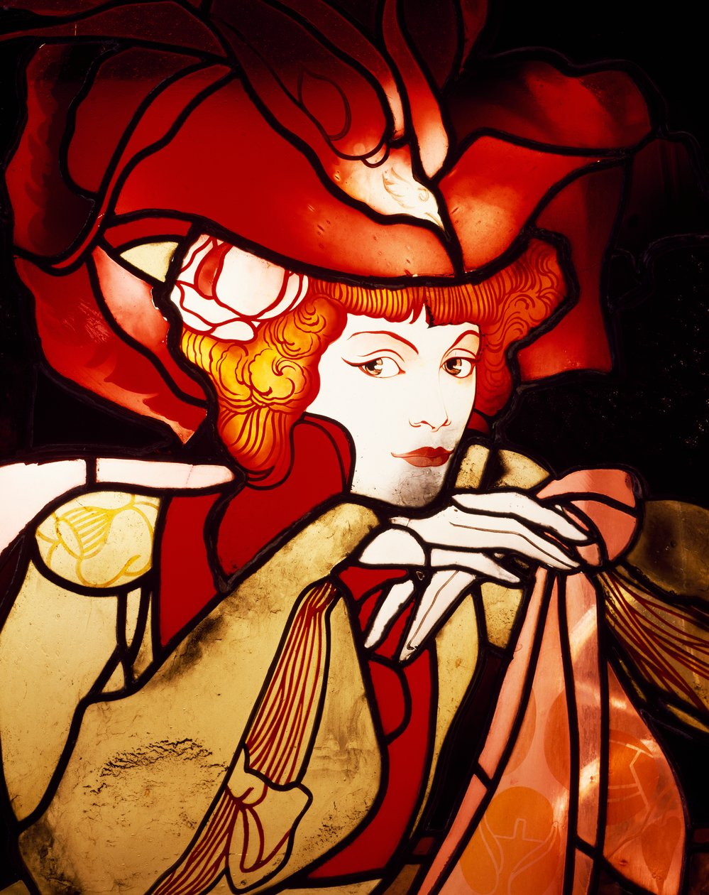 Naishahmo, yksityiskohta tekijältä Georges de Feure