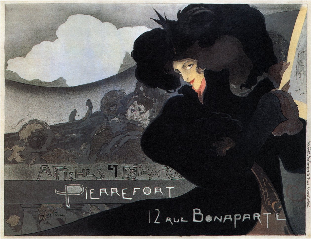 Pierrefort, Julisteet ja postimerkit, 1898 tekijältä Georges de Feure