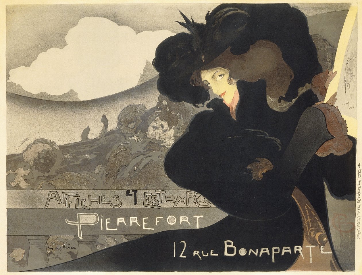 Pierrefort julisteet ja vedokset; Pierrefort julisteita ja vedoksia tekijältä Georges de Feure