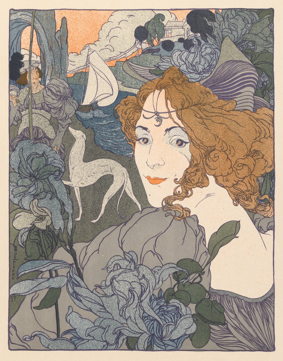 Takaisin, 1897. tekijältä Georges de Feure