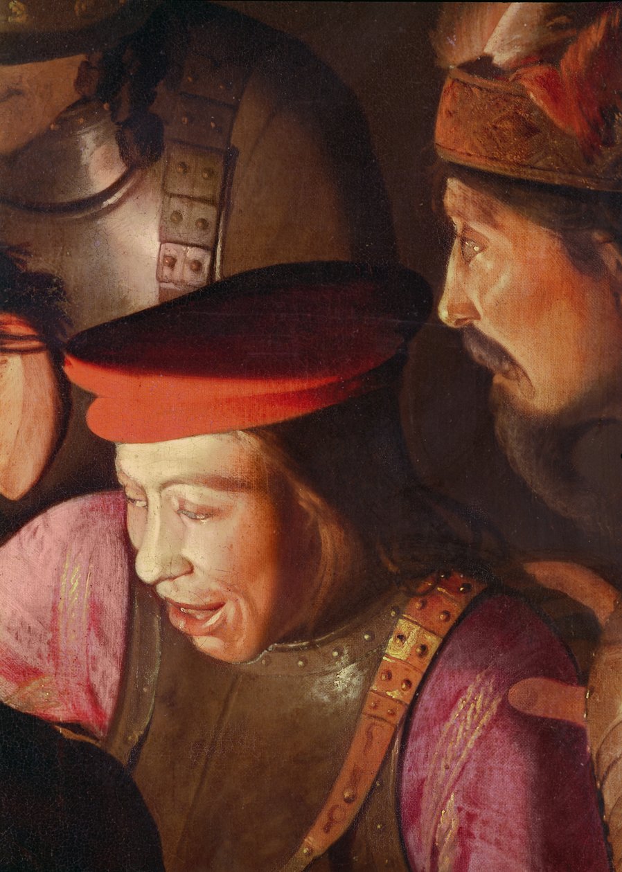 Pyhän Pietarin kieltäminen, 1650 (yksityiskohta 6279) tekijältä Georges de La Tour