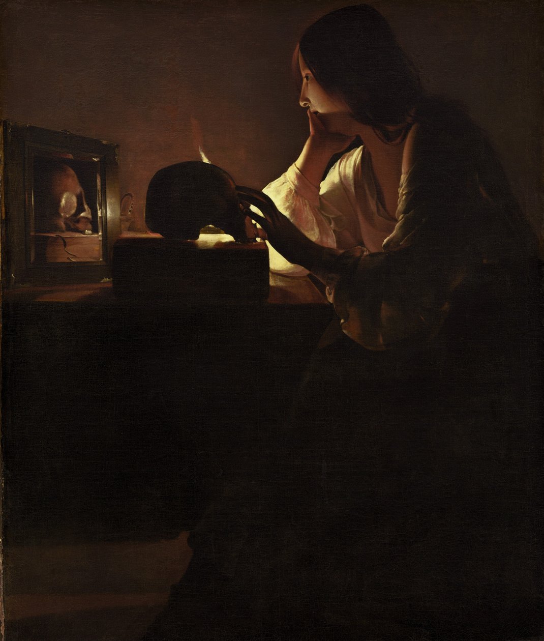 Katuva Magdalena tekijältä Georges de La Tour