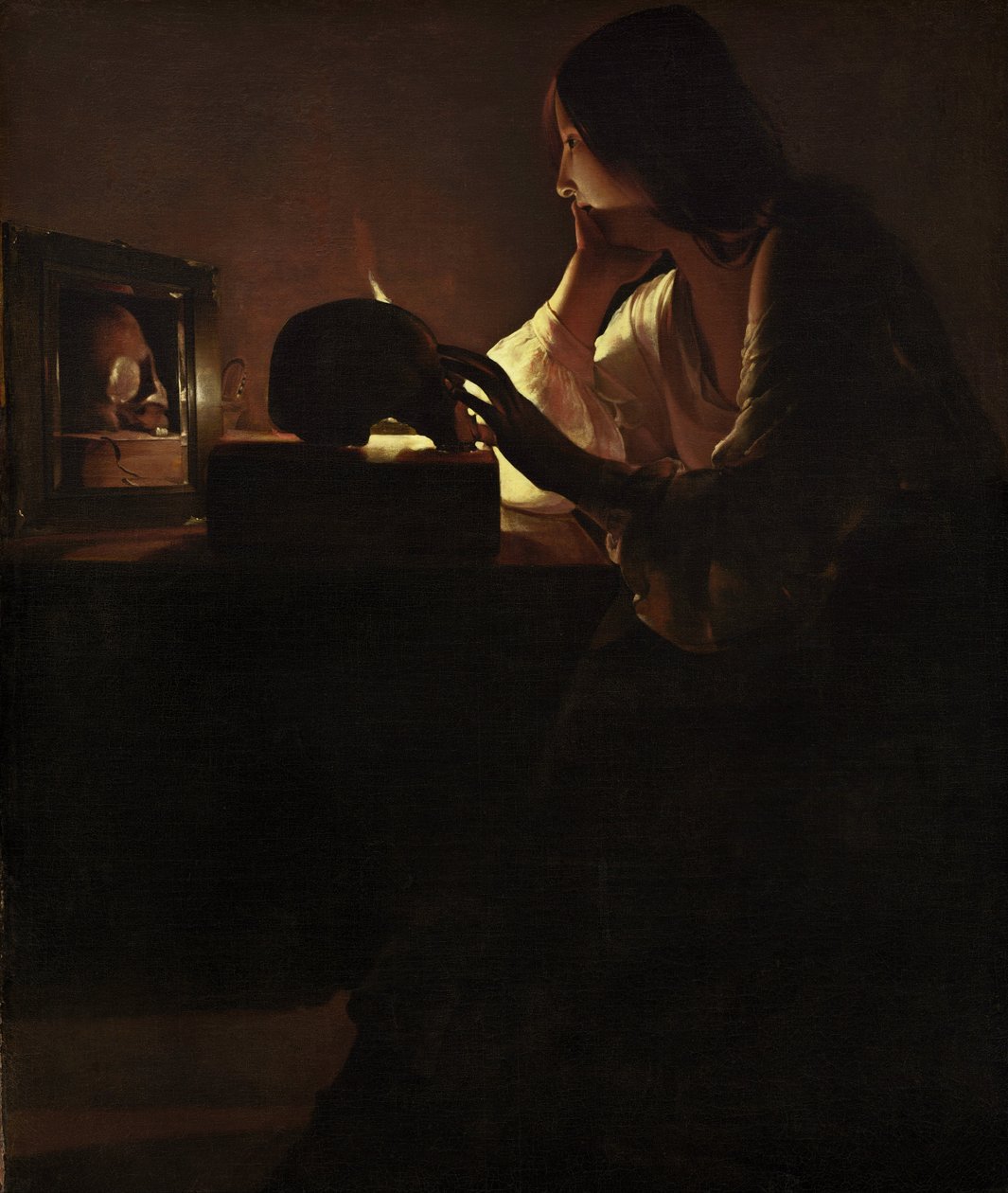 Katuva Magdaleena tekijältä Georges de La Tour