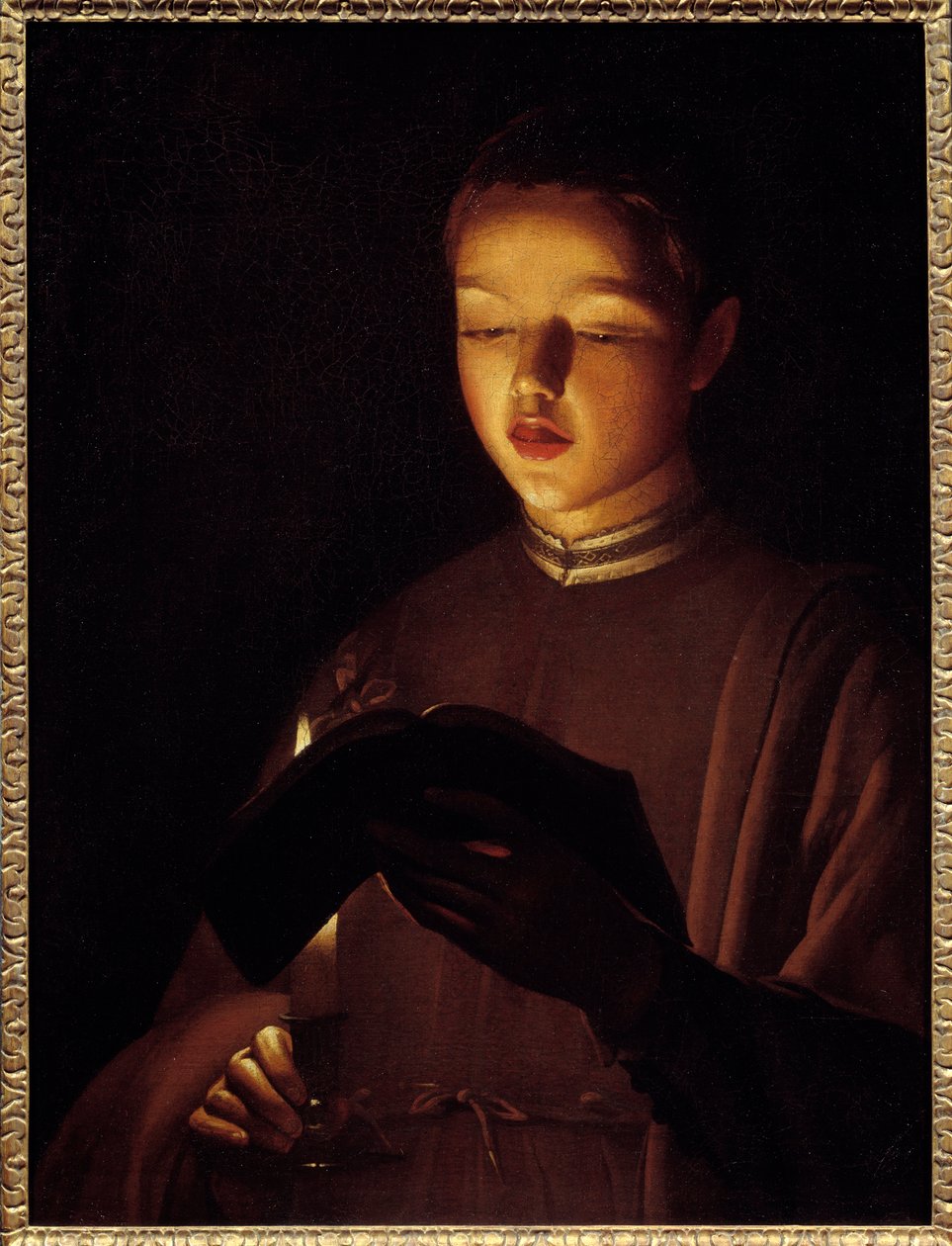 Nuori laulaja. Georges De La Tourin maalaus (1593-1652) tekijältä Georges de La Tour