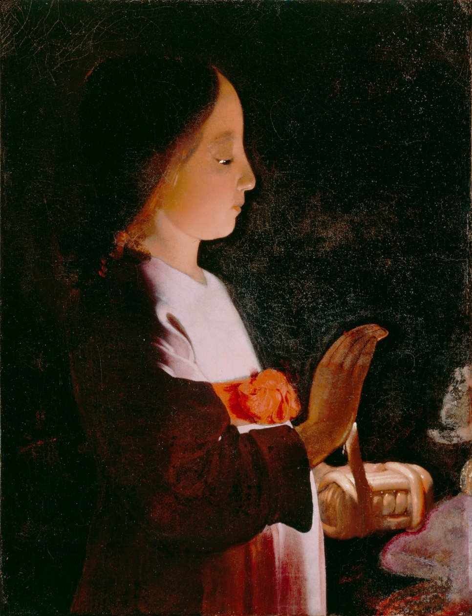 Nuori Neitsyt Maria tekijältä Georges de La Tour