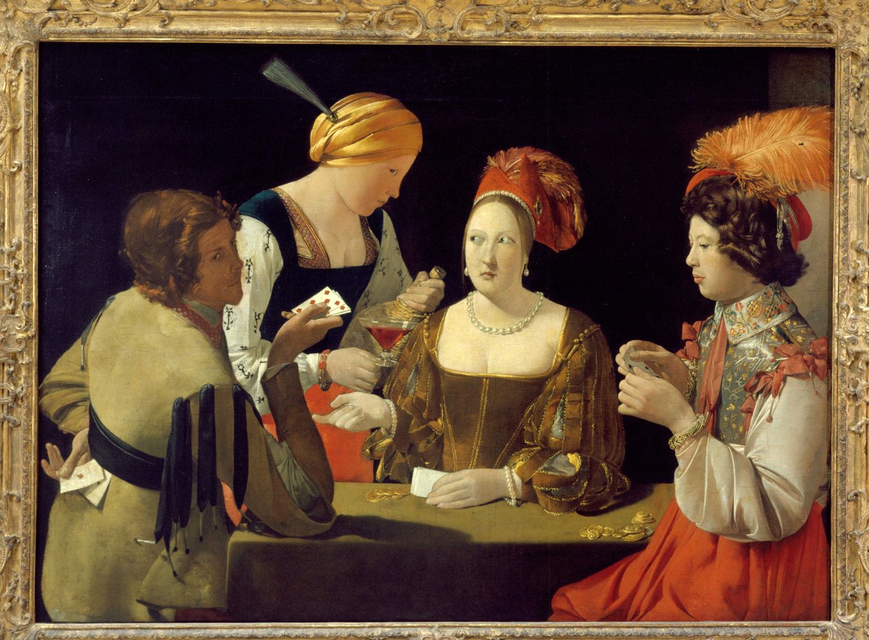 Cheeur timanttiässällä - Georges de La Tour, Louvre-museo, n. 1635 tekijältä Georges de La Tour