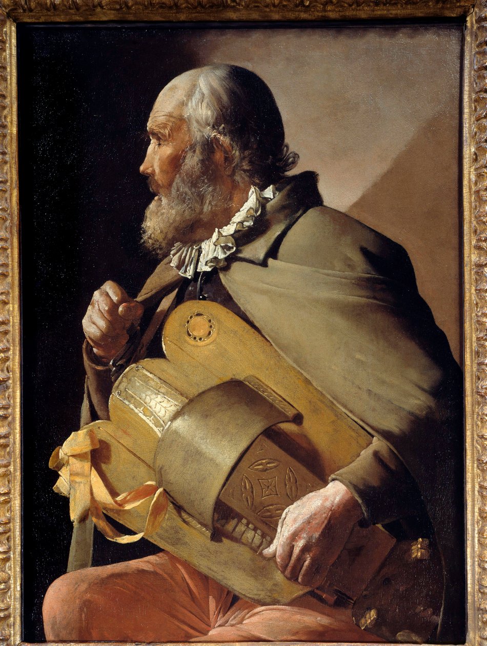 Georges de La Tourin vanha nauhamaalaus (1593-1652) noin 1640 Madrid, Prado-museo tekijältä Georges de La Tour