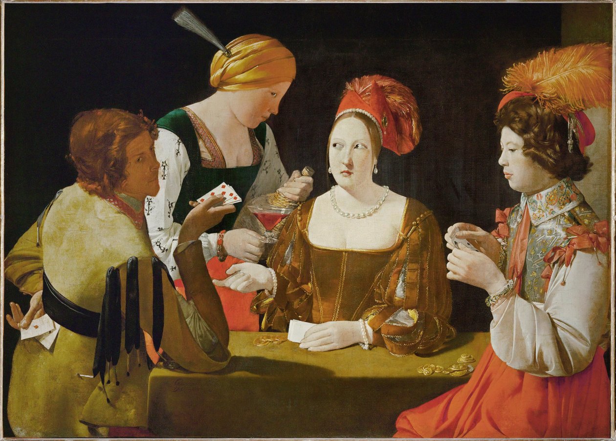 Huijaus ruutuässän kanssa ... tekijältä Georges de La Tour
