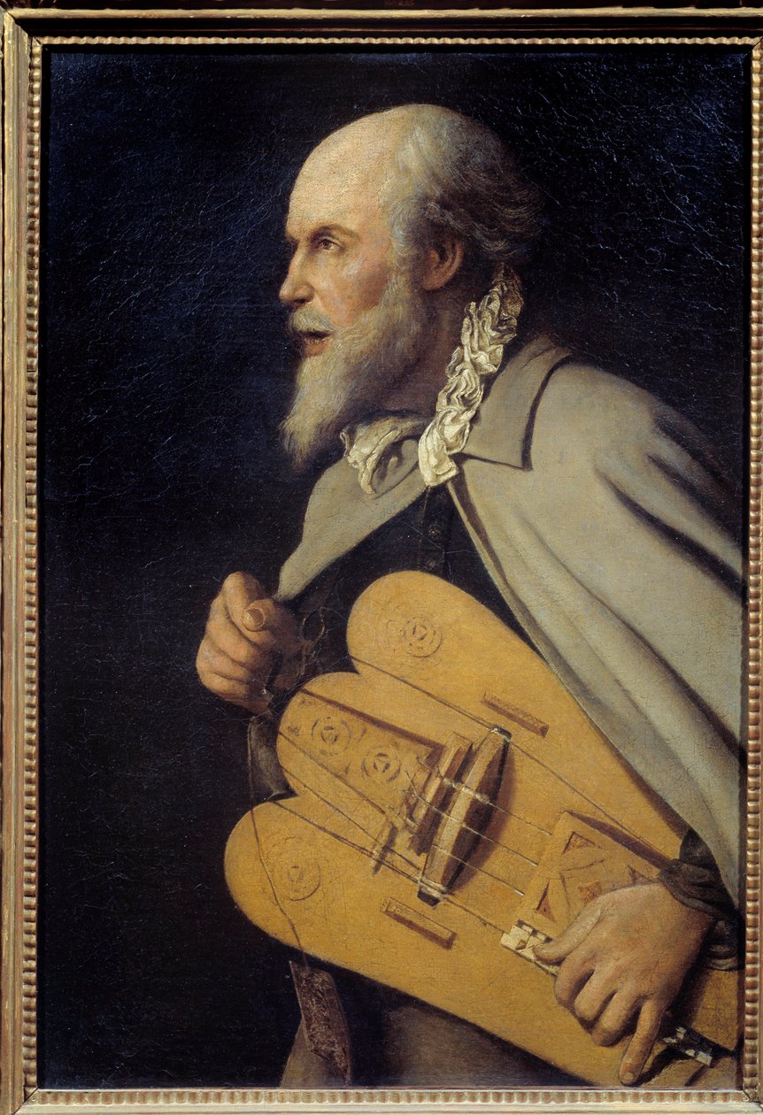 Vanha mies. Georges De La Tourin maalaus (1593-1652) tekijältä Georges de La Tour