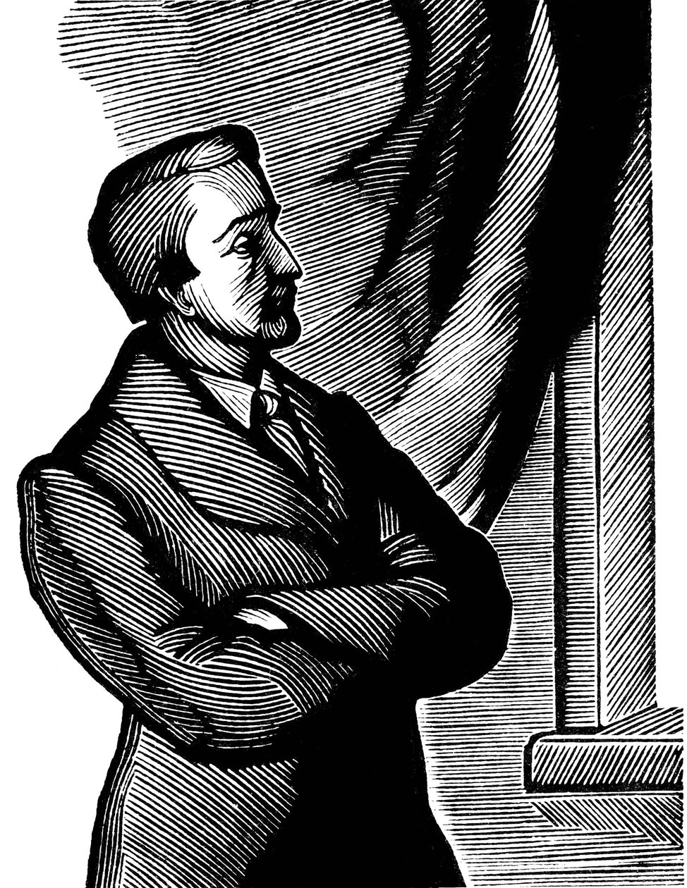 Heinrich Heine, 1800-luvun saksalainen runoilija, 1934. tekijältä Georgi Yecheistov