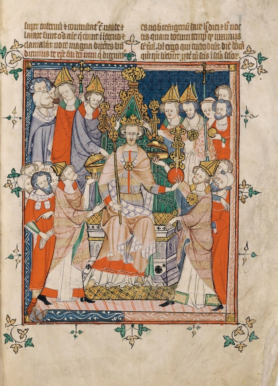 Edward II:n kruunajaiset Apocalypse, Visio Sancti Pauli, MS 020, Corpus Christi College, Cambridge, 1300-25 (28252729249). tekijältä Georgia Levan Ramishvili from Tbilisi