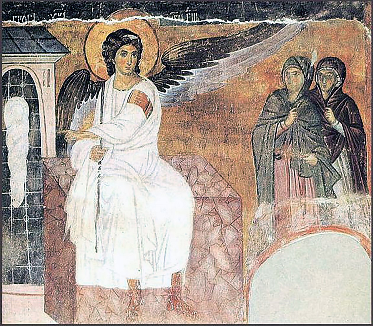 Älkää pelätkö - Mileševan luostarin valkoinen enkeli, Serbia, 1230 (41308190241) tekijältä Georgia Levan Ramishvili from Tbilisi