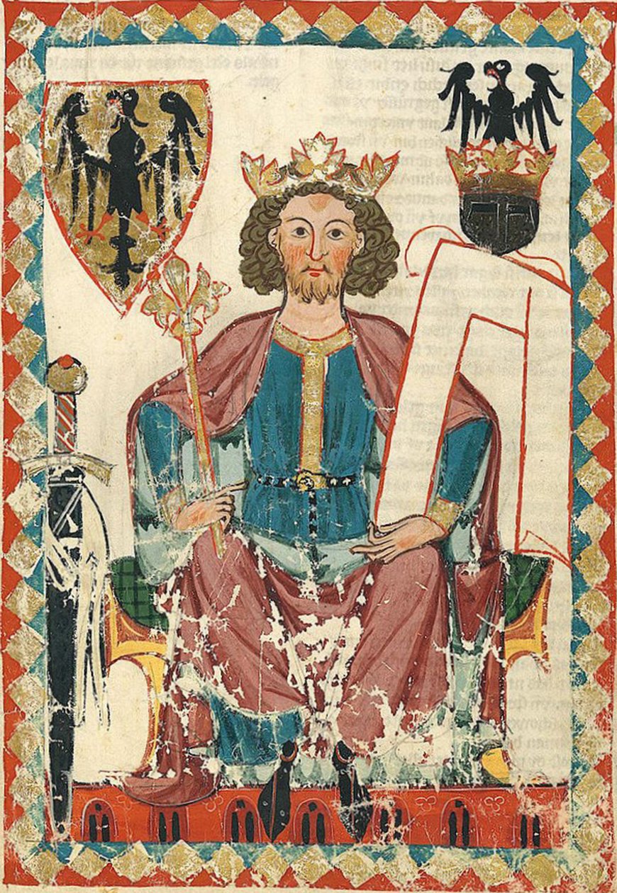 Henrik VI, Rooman keisari, Codex Manesse, ~1305-15 (34178450532). tekijältä Georgia Levan Ramishvili from Tbilisi