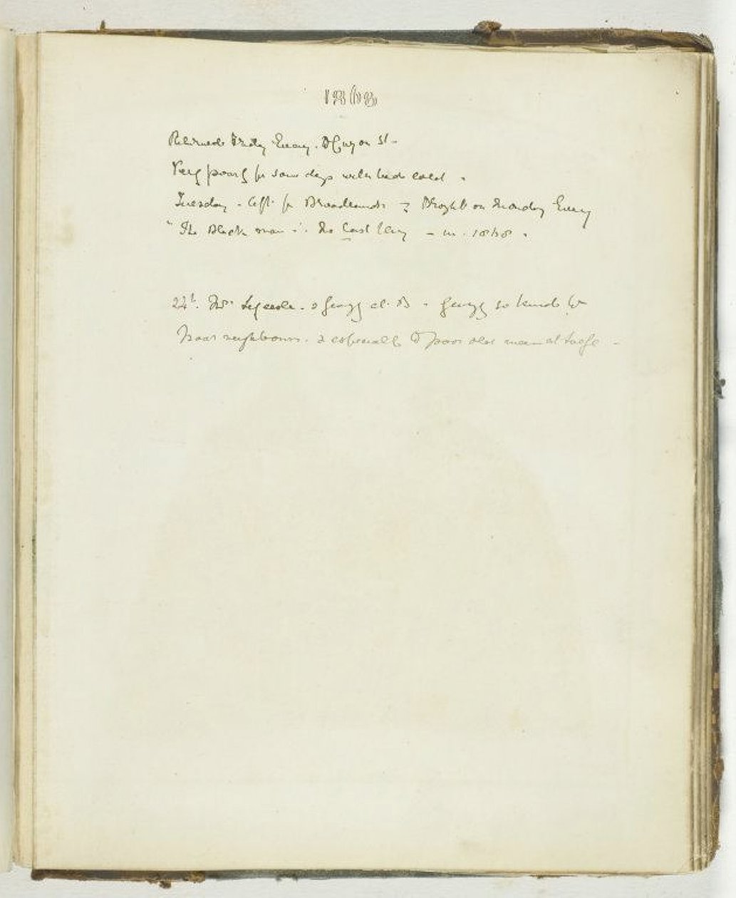Nimetön [Broadlandsiin liittyvän tekstin sivu], 1868. tekijältä Georgina Cowper