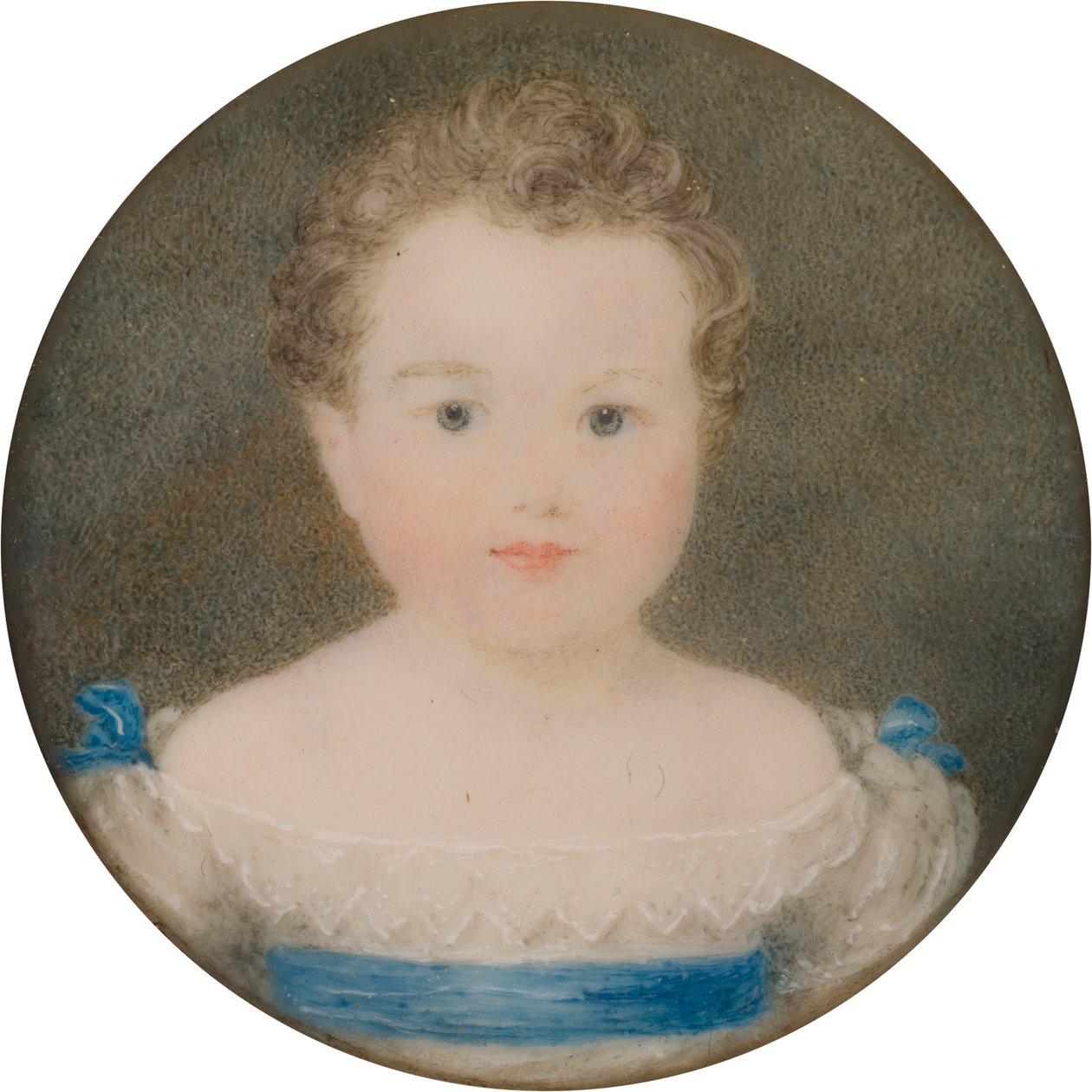 Muotokuva Orlando George Charles Bridgemanista, myöhemmin 3. Earl Bradfordista, lapsena (1819-1898), n.1821-22 (öljy ja kangas) tekijältä Georgina Viscountess Newport Moncreiff