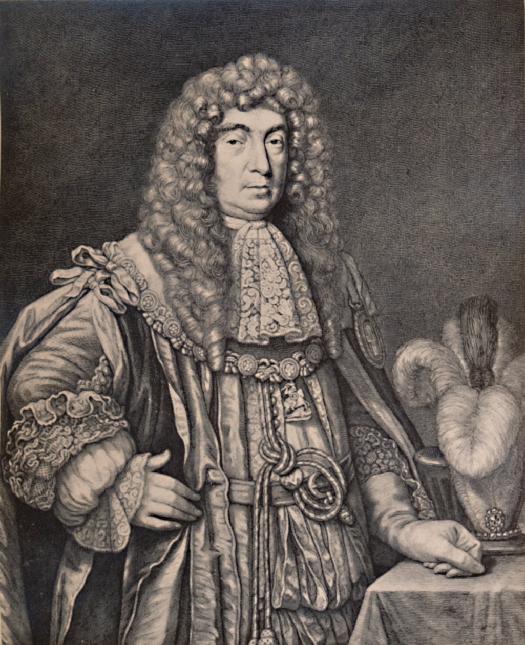 John Maitland, Lauderdalen herttua, skotlantilainen poliitikko, 1600-luvun lopulla tai 1700-luvun alussa 1894 tekijältä Gerald Valck