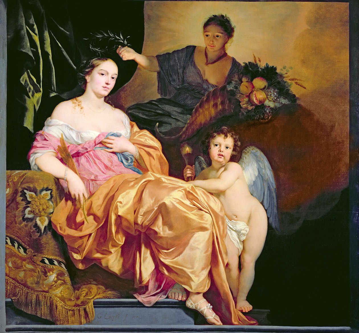 Allegorisen muotokuvan oletetaan olevan Marie de Cleves (1533-74) 1671 tekijältä Gerard de Lairesse