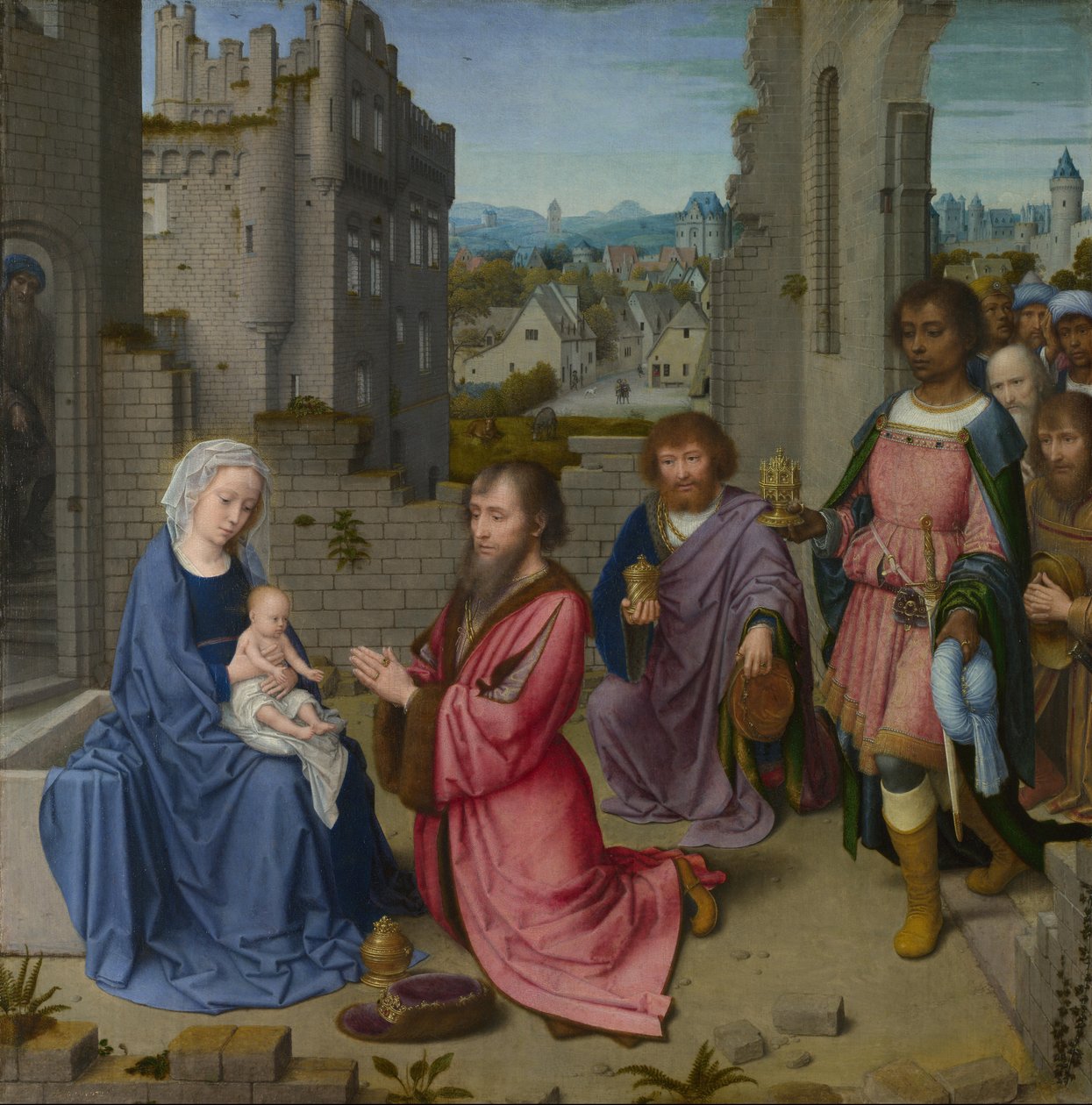 Kuninkaiden palvonta tekijältä Gerard David
