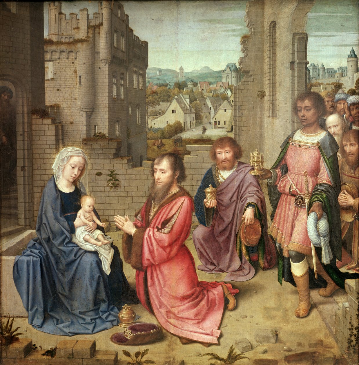 Kuninkaiden palvonta, 1515 tekijältä Gerard David