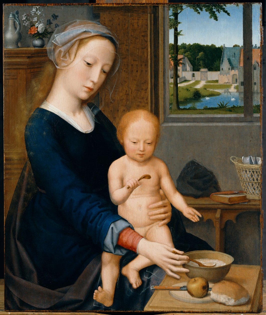 Madonna maitokeiton kanssa tekijältä Gerard David
