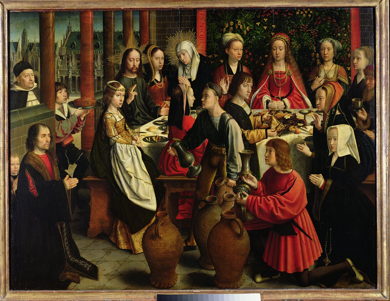 Kaanan hääjuhla, noin 1500-03 tekijältä Gerard David
