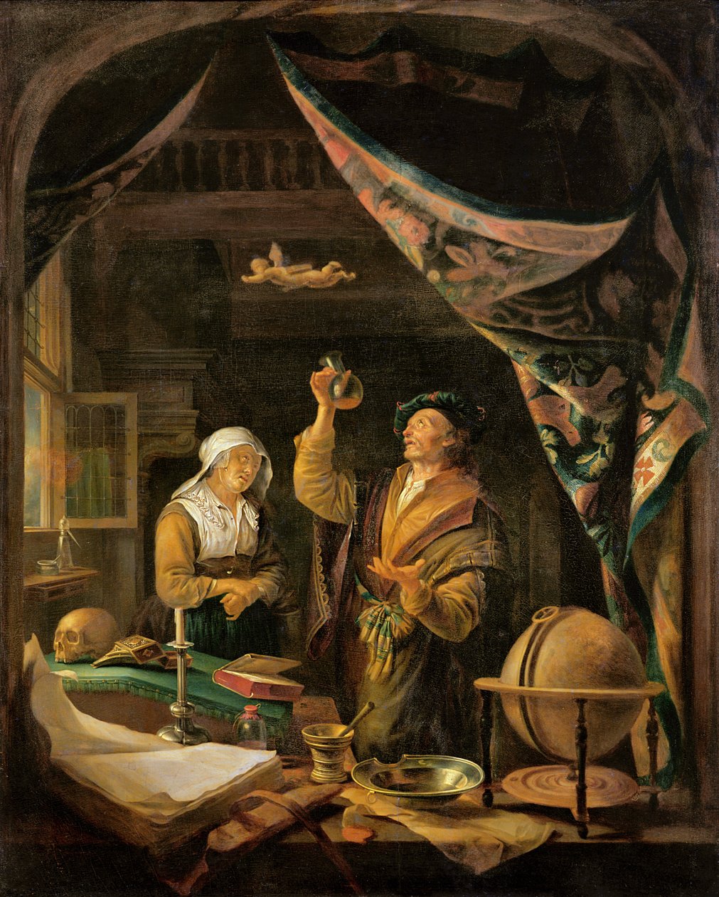 Virtsalääkäri tekijältä Gerrit Dou