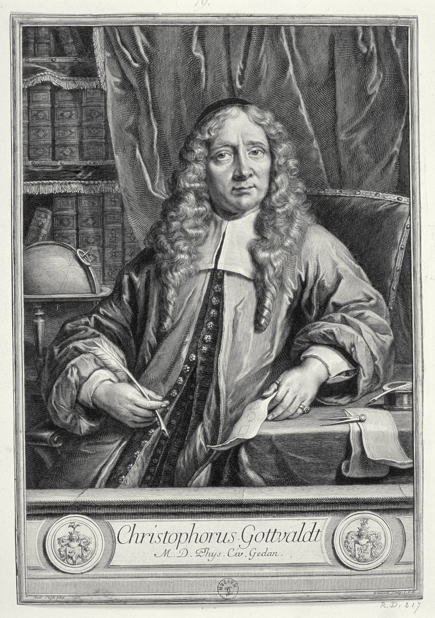 Krzysztof Gottwald, 1700 tekijältä Gérard Edelinck