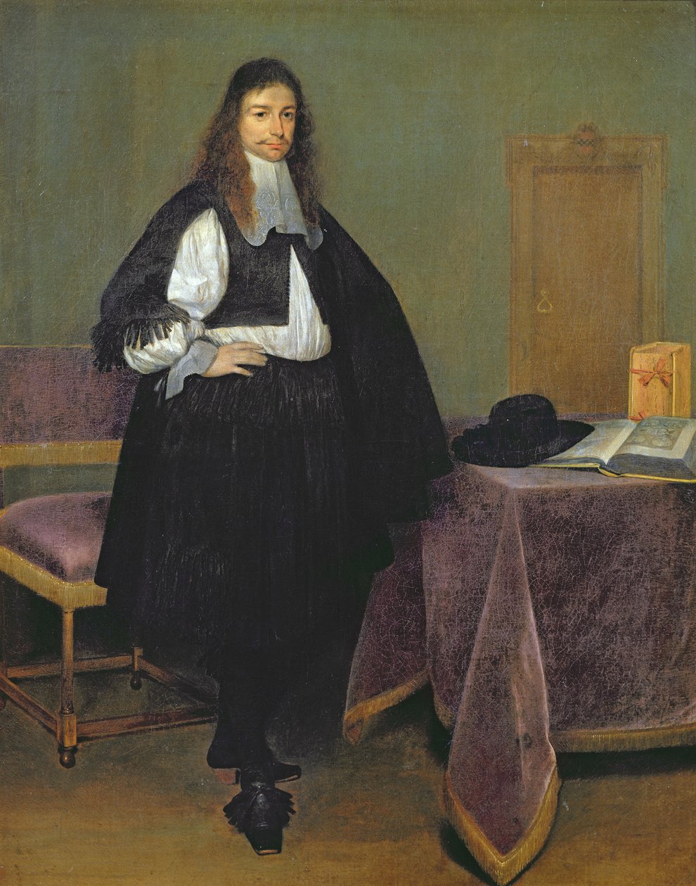Miehen muotokuva, noin 1660 tekijältä Gerard ter Borch
