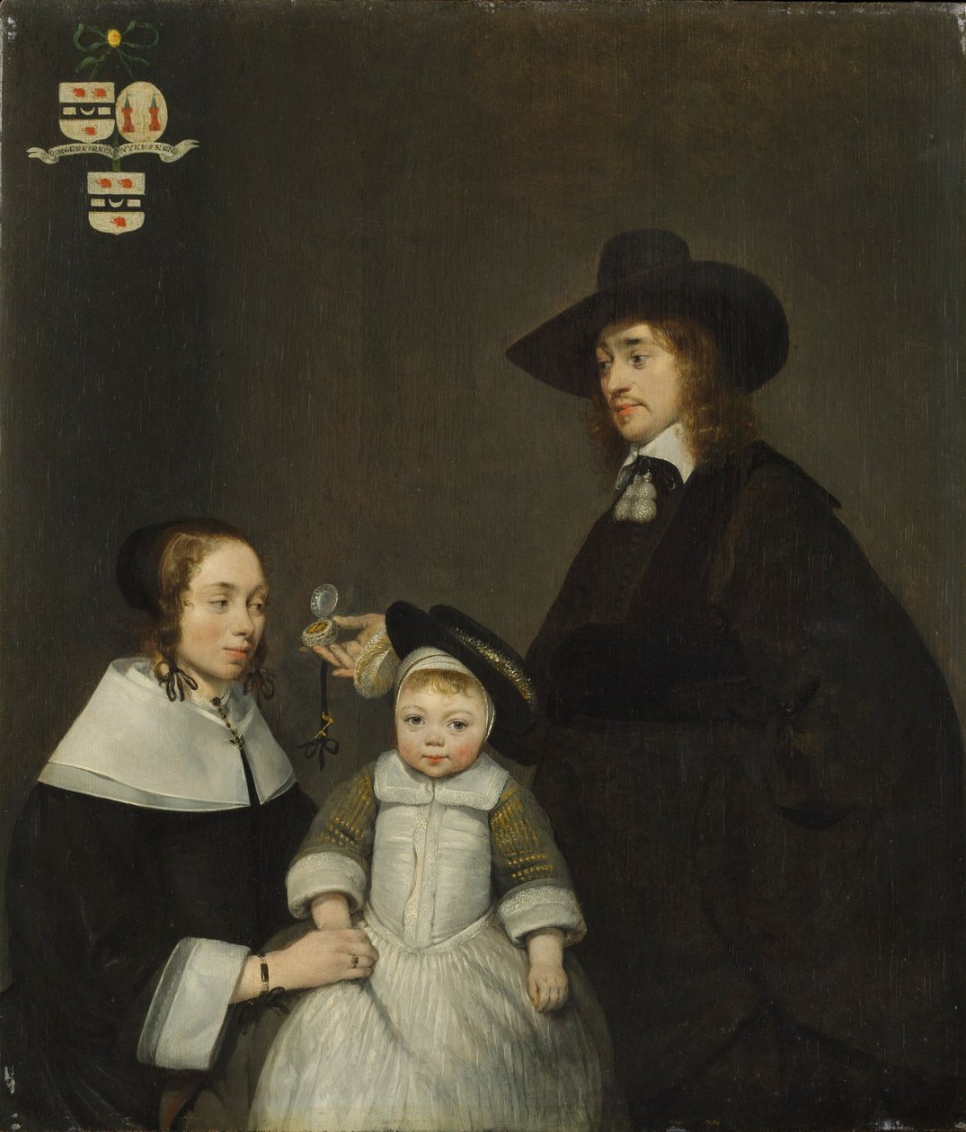 Van Moerkerkenin perhe, noin 1653-54 tekijältä Gerard ter Borch
