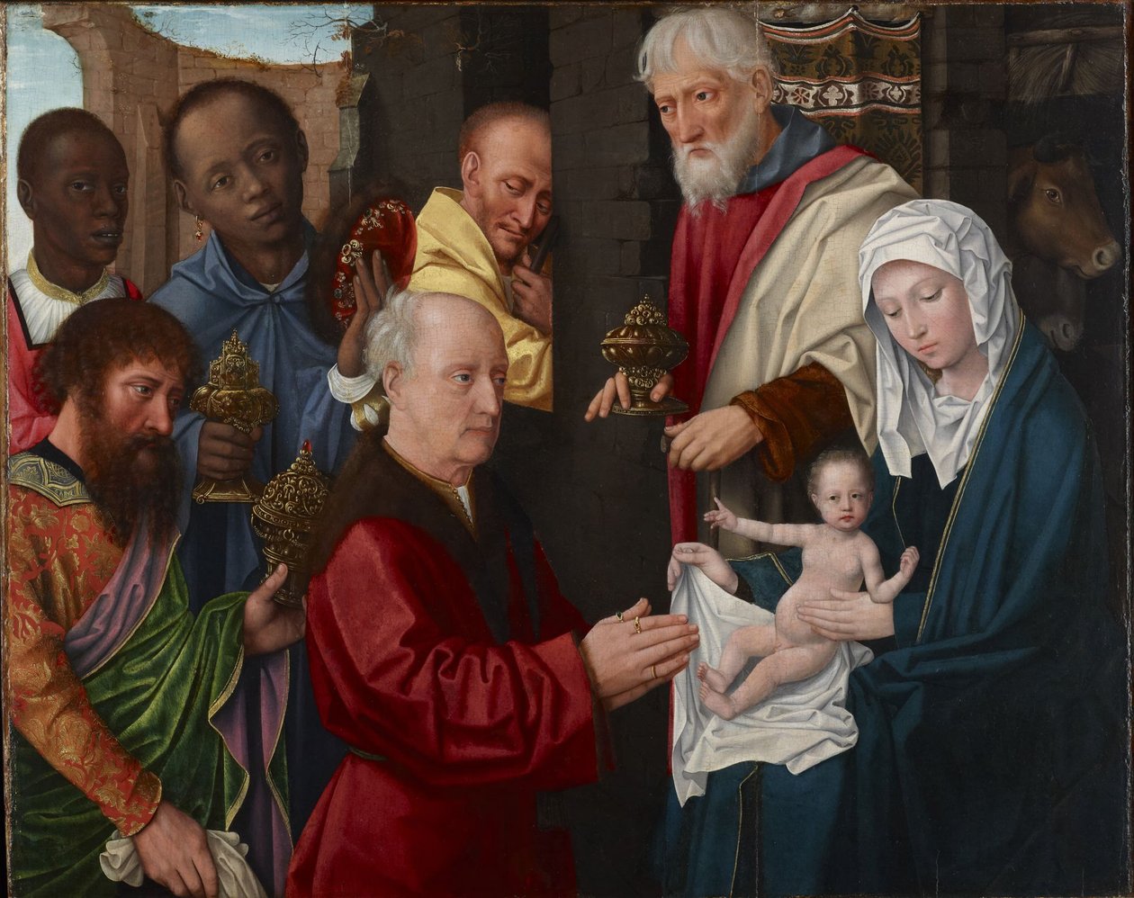 Tietäjien kumarrus tekijältä Gerard David