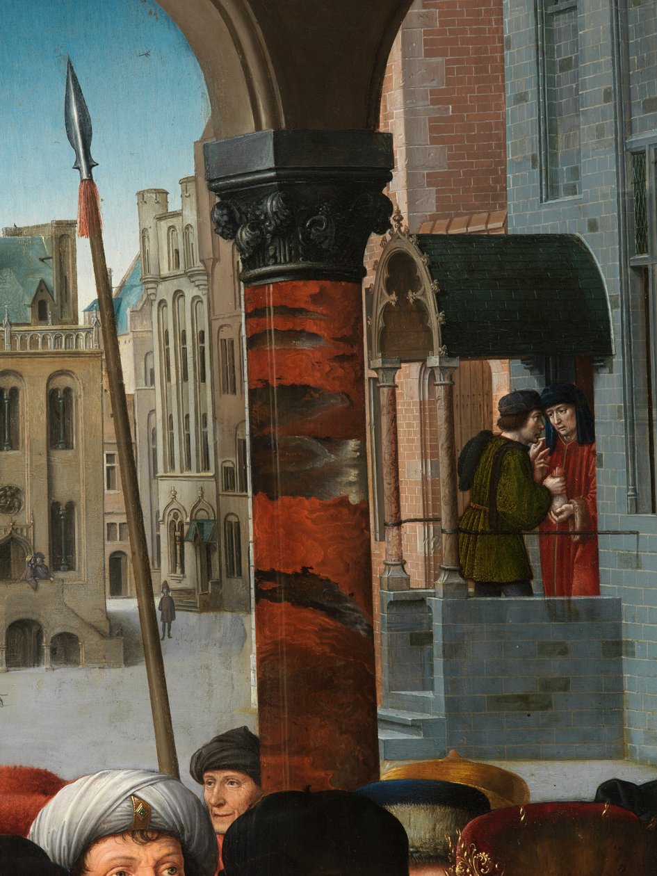 Detalhe do julgamento de Cambises finlandês tekijältä Gerard David