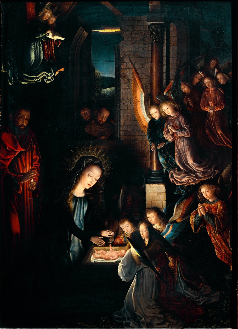 Gerard Davidin natiivimaalaus (1460-1523). 1495. Dim. 57x41 cm Wien, Kunsthistorisches Museum tekijältä Gerard David